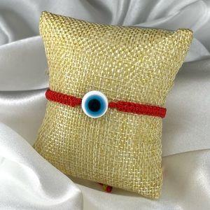 Braided evil eye bracelet